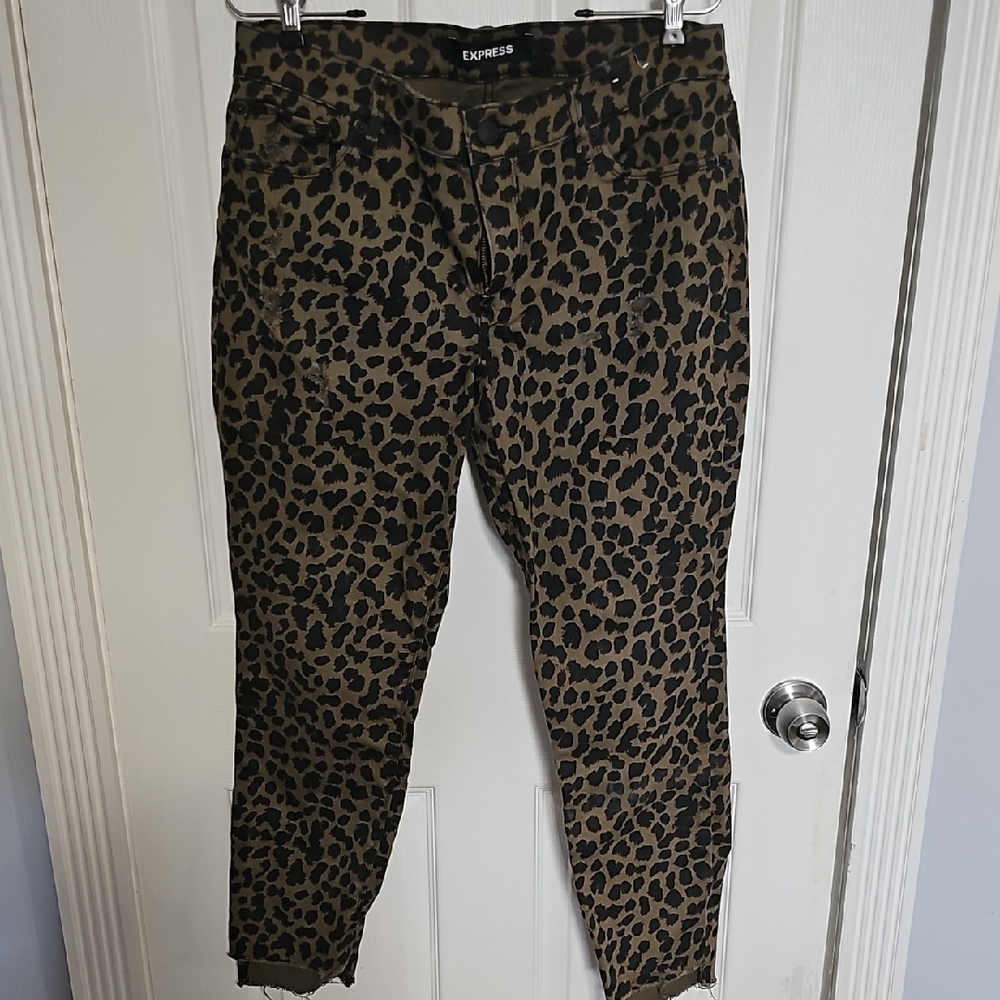 Leopard Print Pants